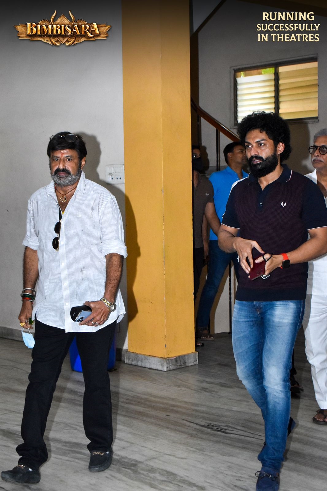 hero balakrishna watched bimbisara movie in theatre