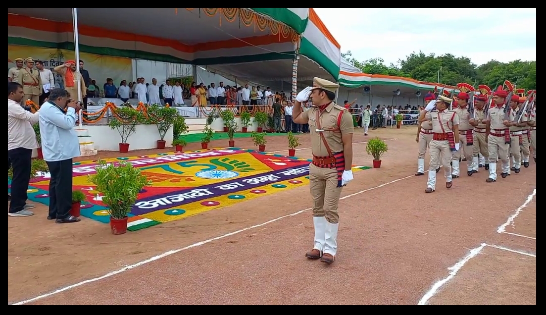 Jind MLA hoisted flag in Sonipat