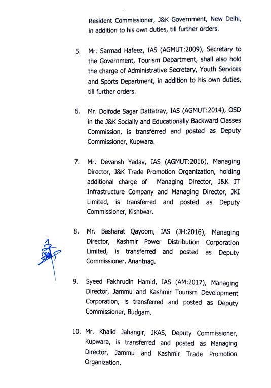 17-officers-transferred-in-j-and-k-basharat-qayoom-posted-as-dc-anantnag