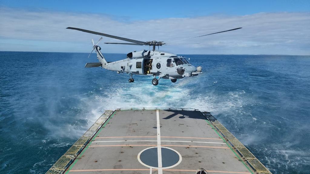 indian navy drills with Australia