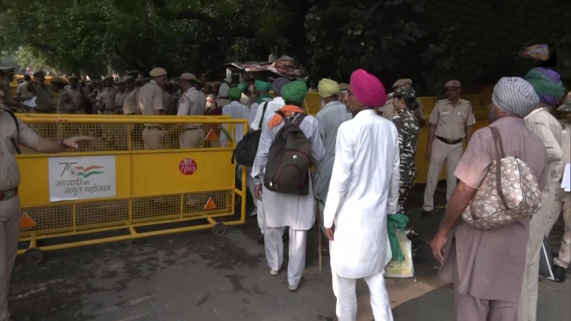 farmers protest