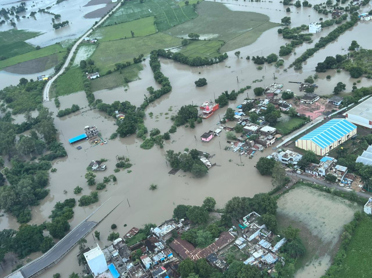 shivraj chouhan flood survey