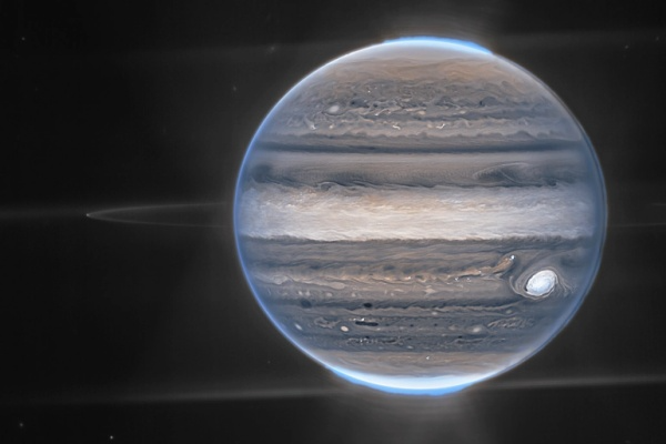 Webb telescope from NASA captures faint rings from Jupiter, Great Red Spot