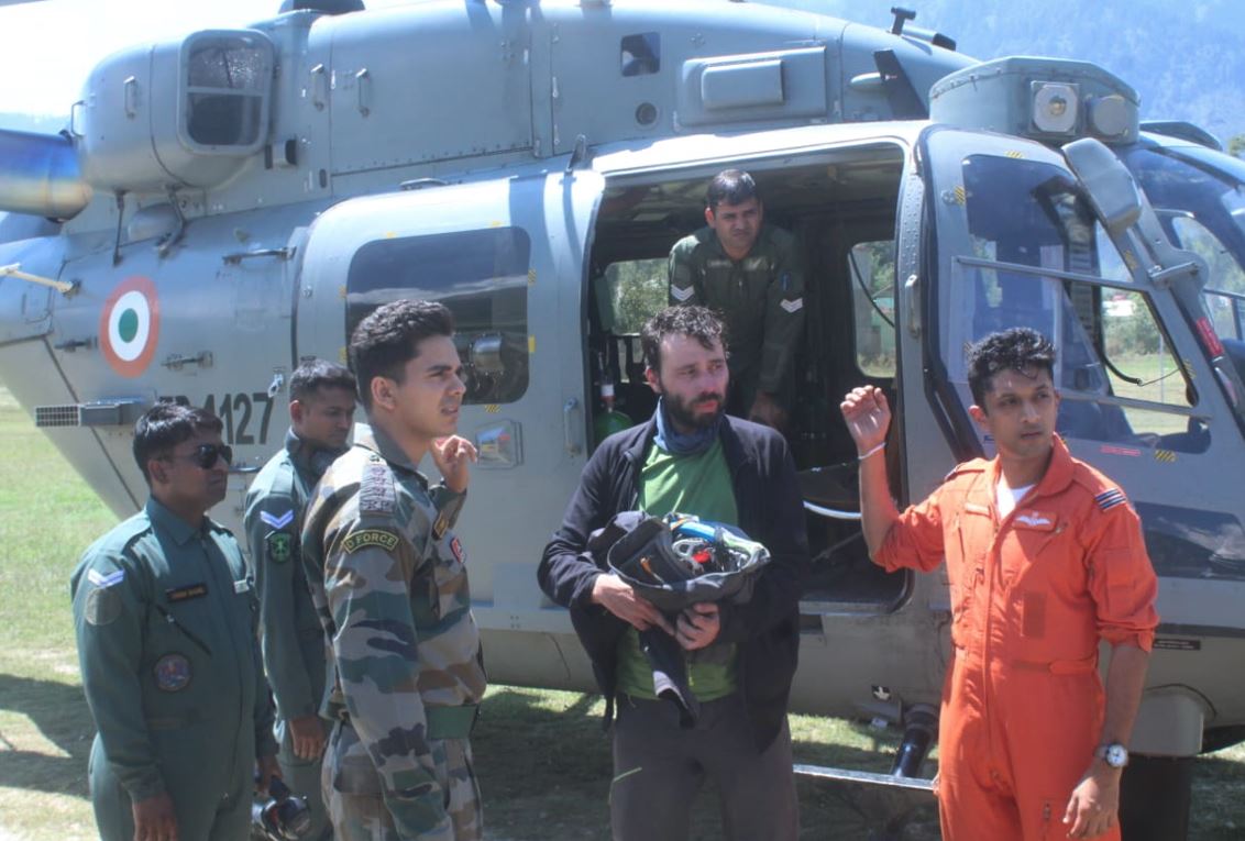 Foreign Trekker Rescued in Kishtwar