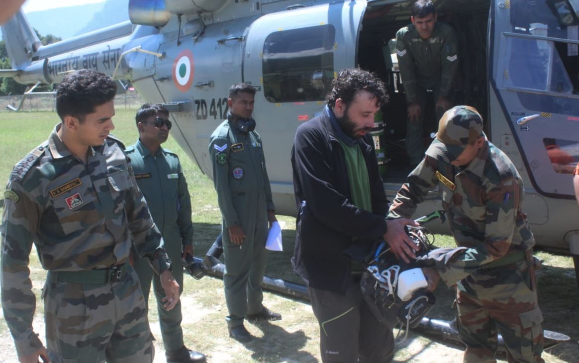 Foreign Trekker Rescued in Kishtwar