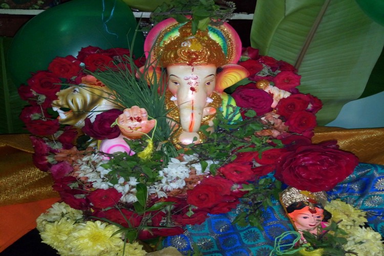 preparation for ganesha festival