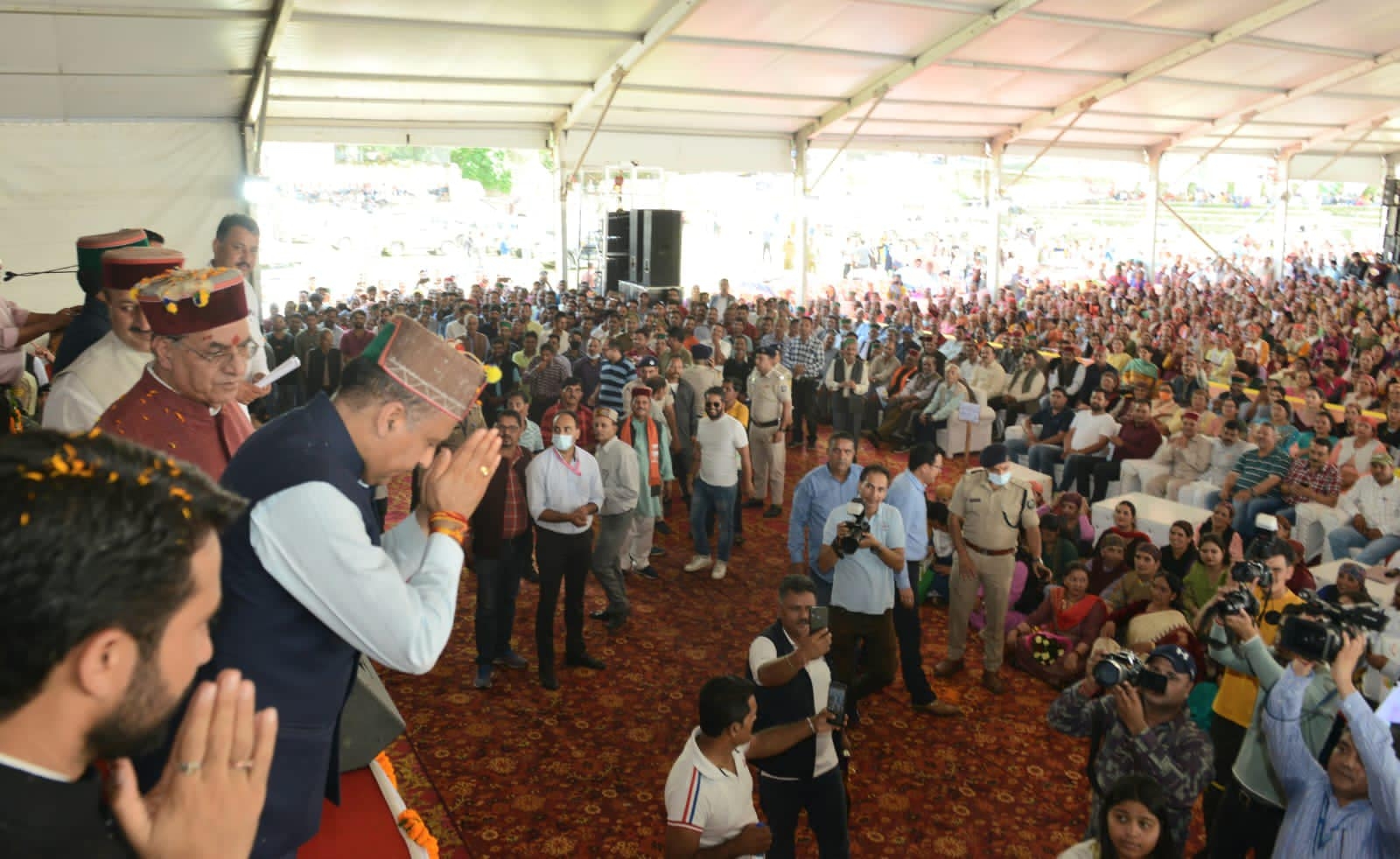 CM Jairam Thakur in rampur