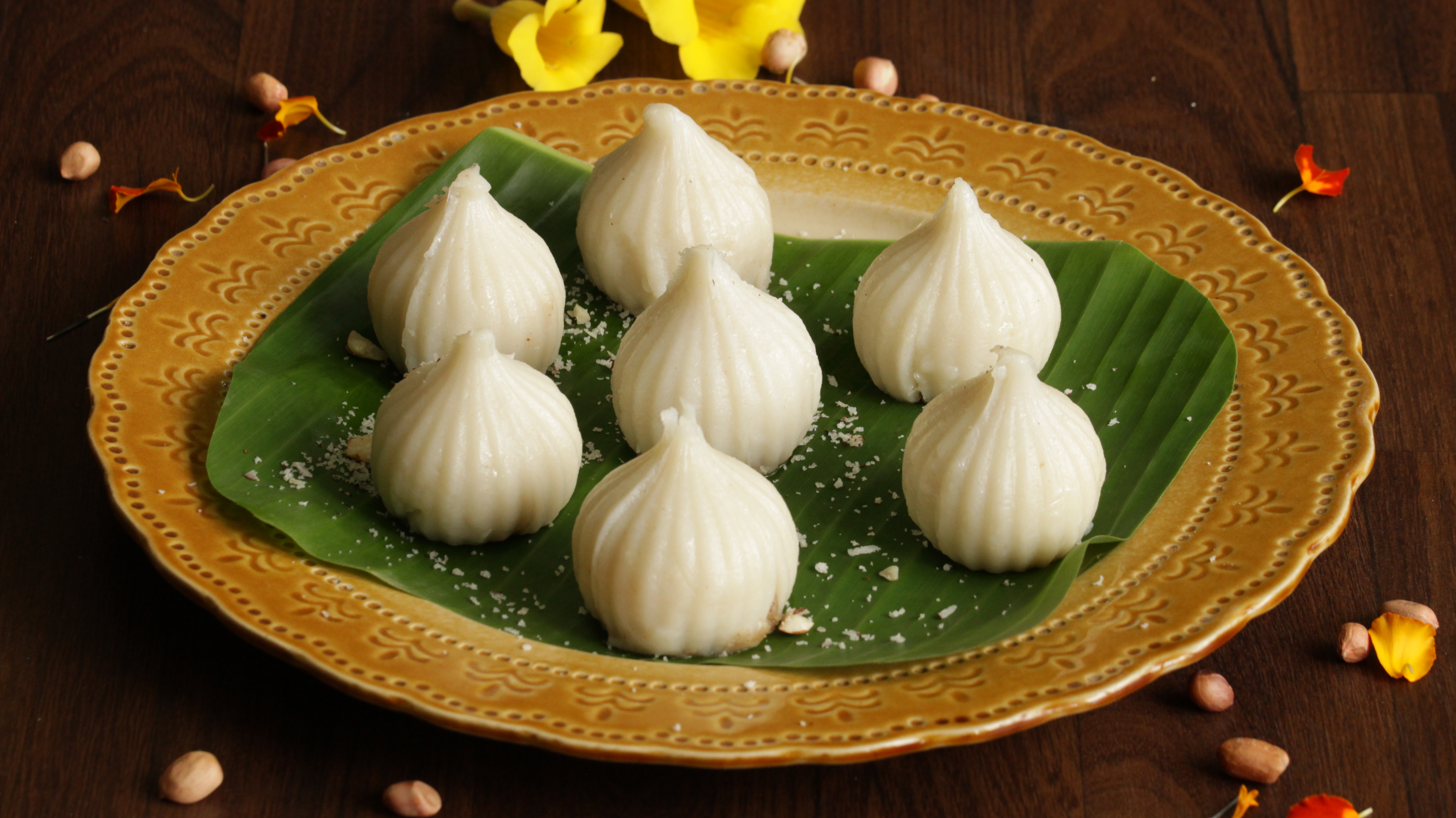 Make Peanut Coconut Modak on Ganesh Utsav 2022