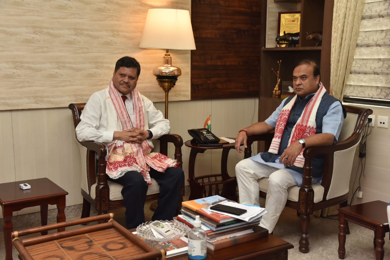 Paban Borthakur take charge as new CS of Assam