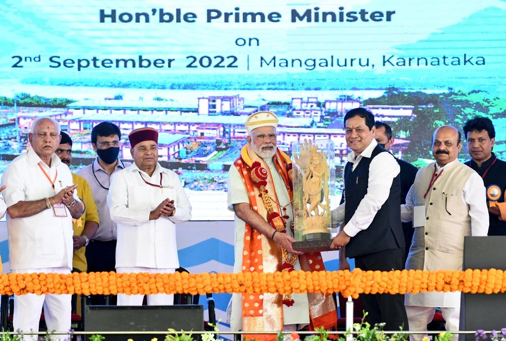 PM inaugurates mechanization and industrialization project in Mangalore