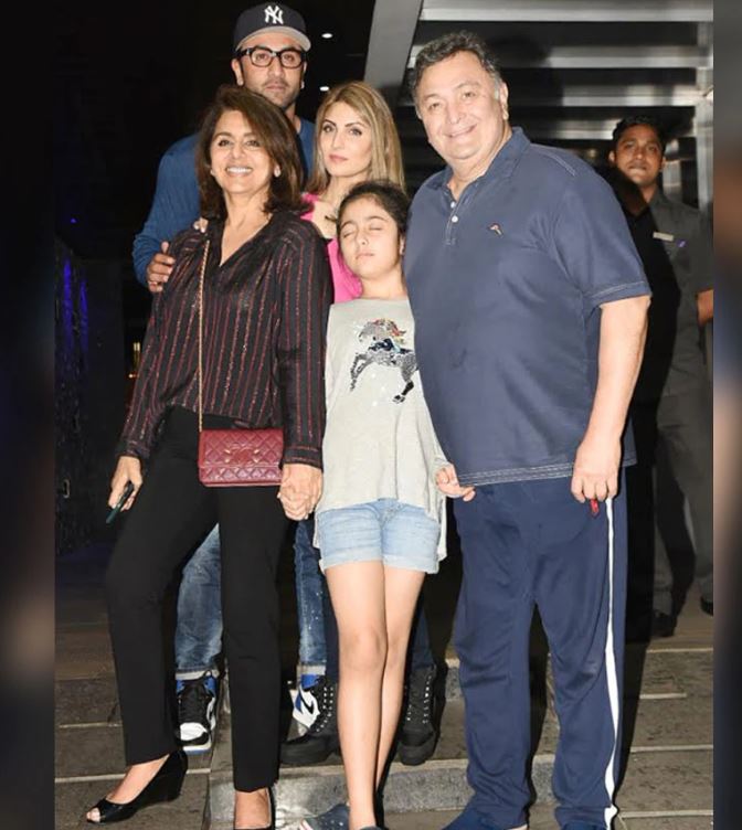 Rishi Kapoor Birthday Special with family