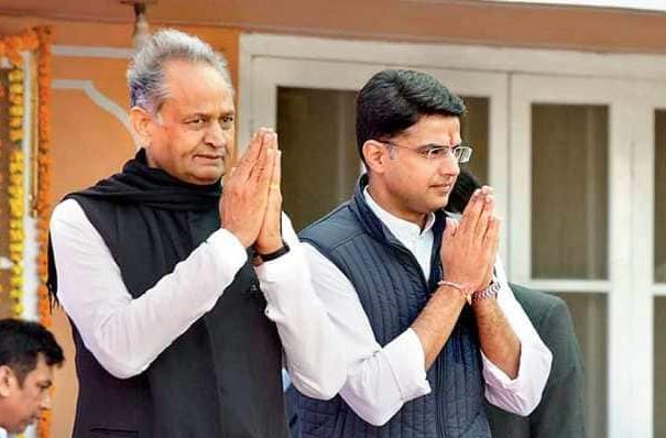 Sachin Pilot with cm ashok gehlot