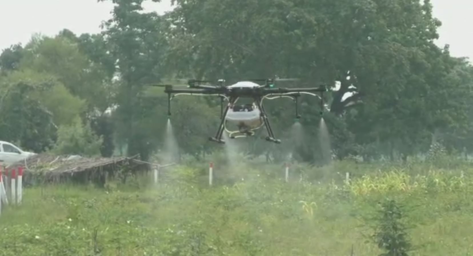 Drone machine dispensing medicine