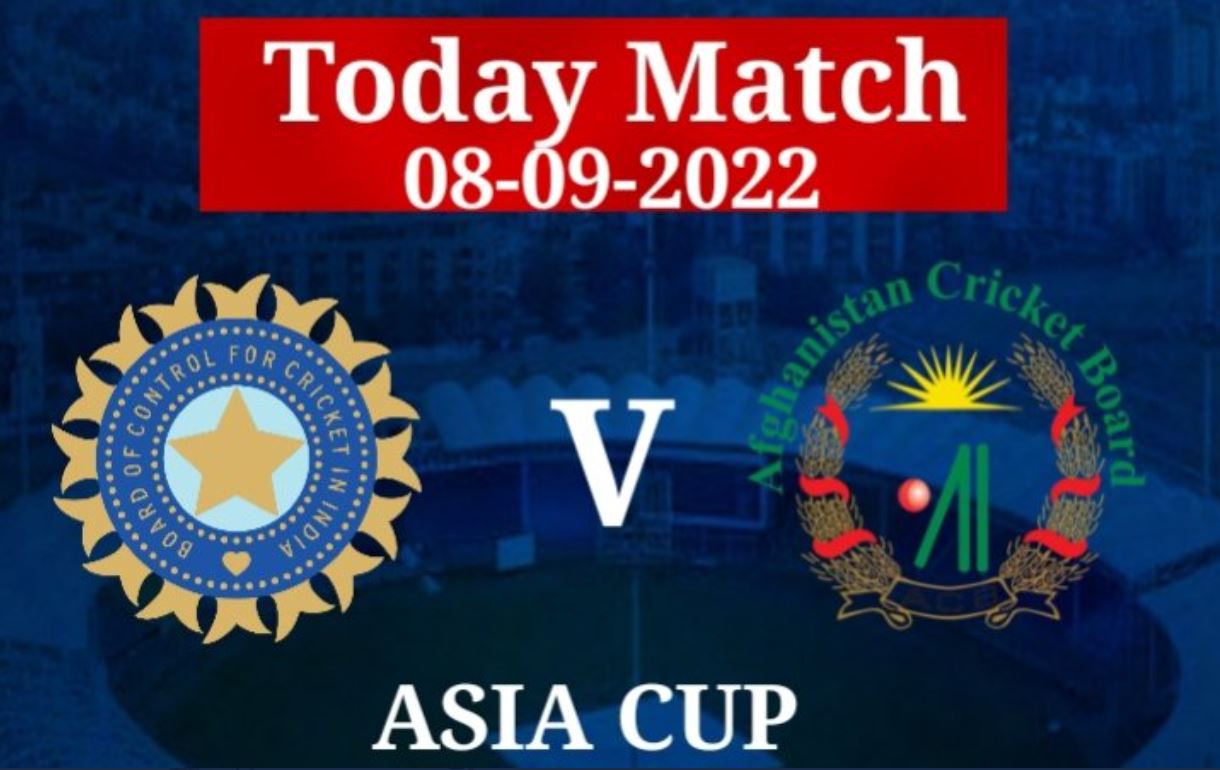 India Afghanistan Cricket Match in Asia Cup 2022