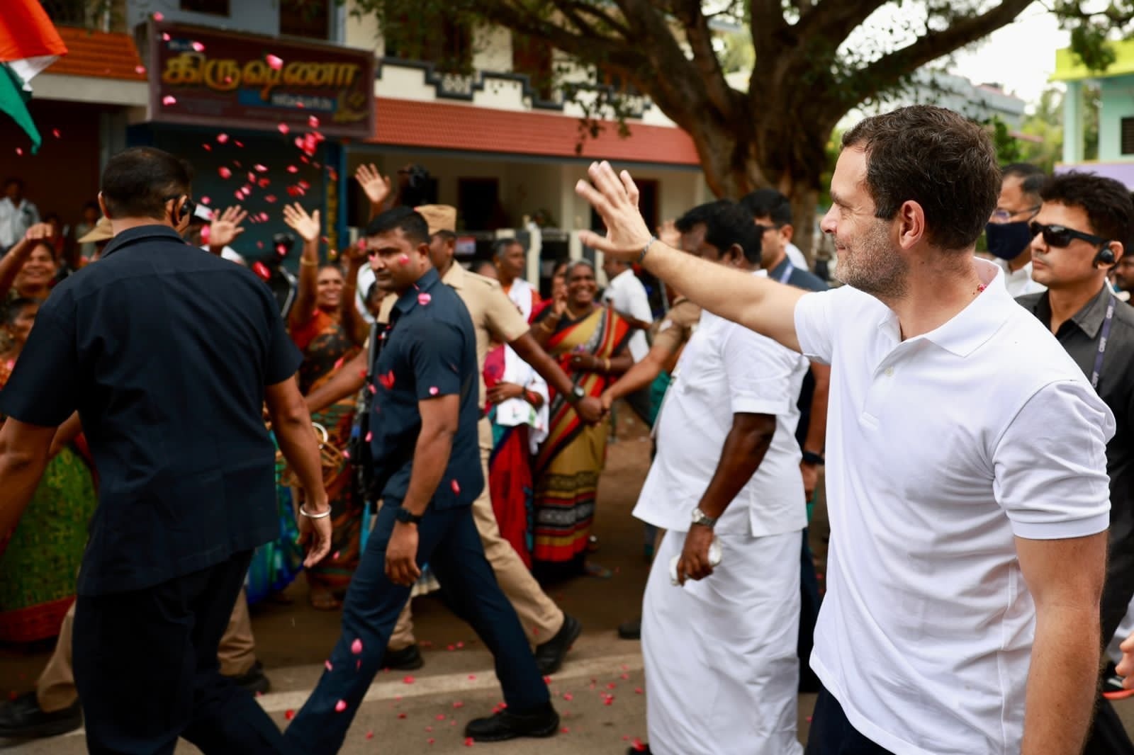 ಭಾರತ್​ ಜೋಡೋ ಯಾತ್ರೆಯಲ್ಲಿ ರಾಹುಲ್​ ಉತ್ಸಾಹ