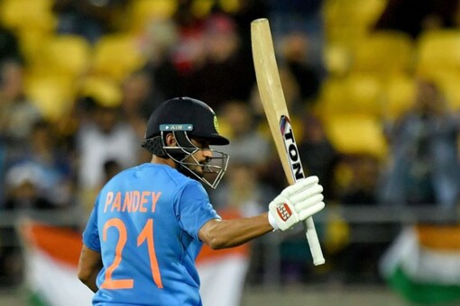 Indian Cricketer Manish Pandey Batting