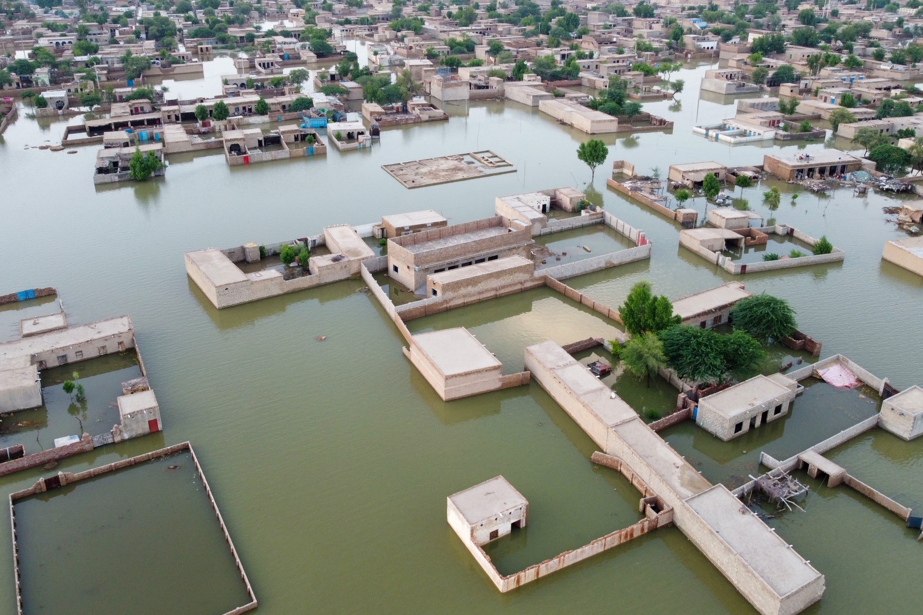 سیلاب نے پاکستان کے 80 اضلاع کو بری طرح متاثر کیا ہے