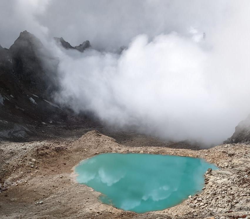 Heart shaped lake