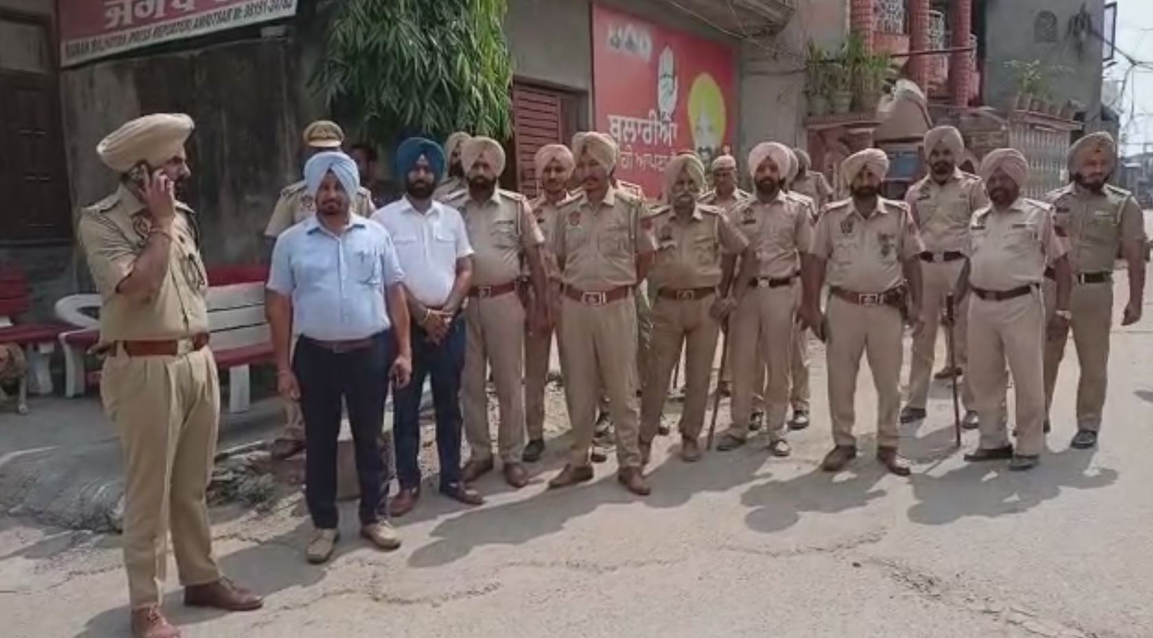 Amritsar Police launched a search operation in Gujarpura area of Amritsar