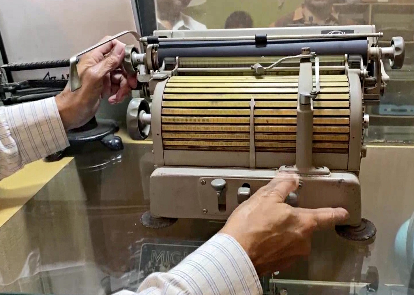 19 Century old Typewriter in Indore Museum