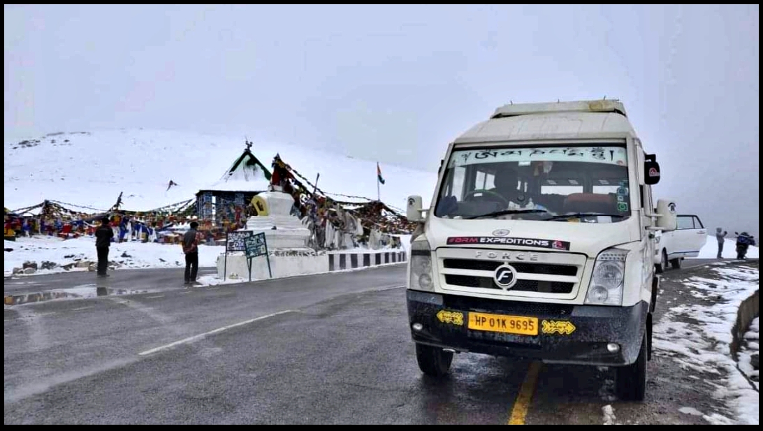 Snowfall Started in Lahaul