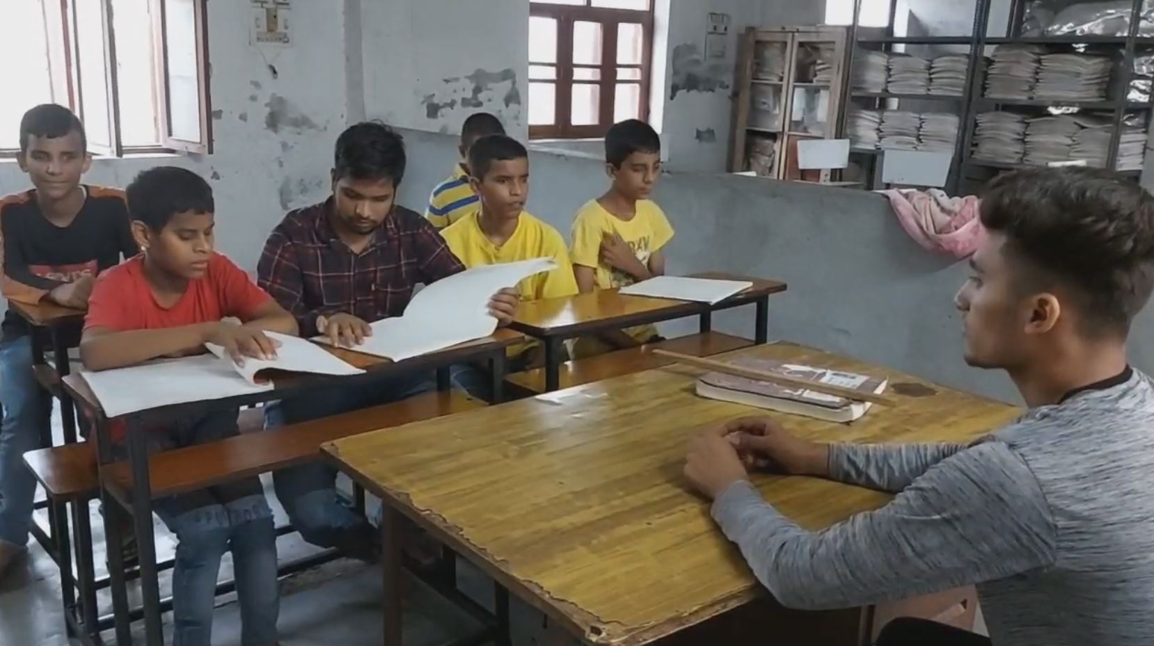 Blind children from different states study in Jalandhar Blind School