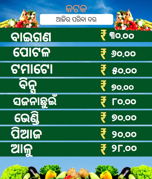 check vegetable price in odisha market today