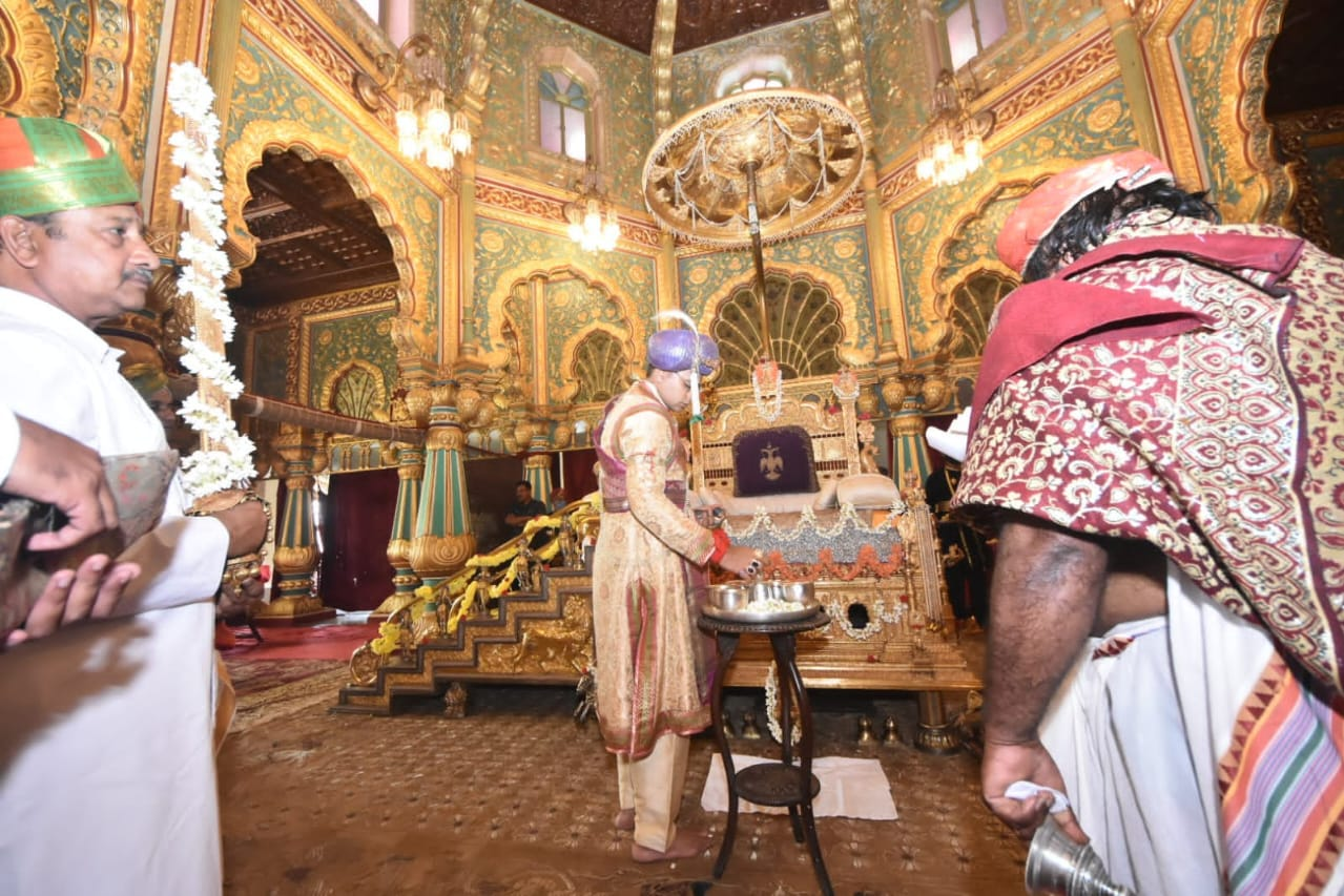 Private Durbar Begins At Mysore Palace