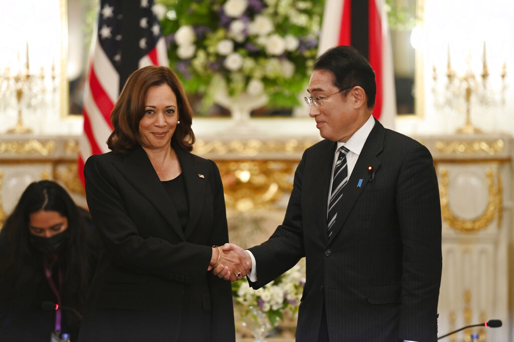 kamala harris in japan