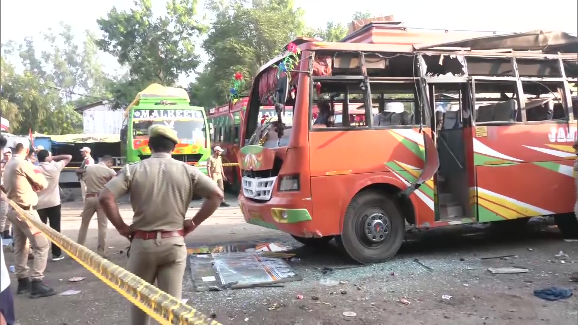 Mysterious blast in bus