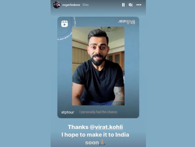 Federer Responds Kohli