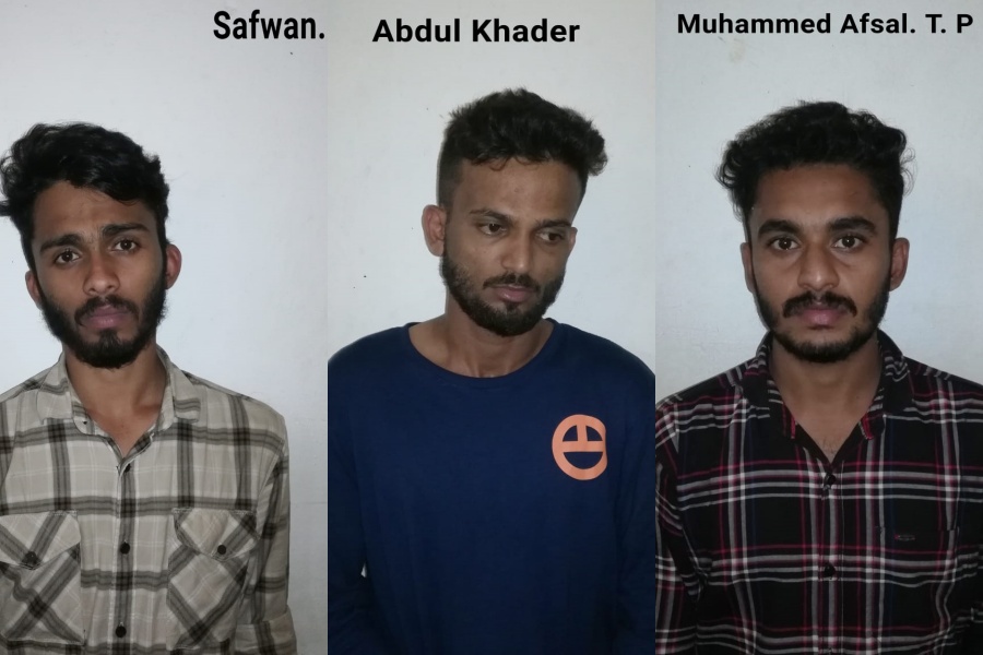 mdma drug seized  lodge in kasargode  three youth got arrested  mdma seized in kasargode  operation clean kasargode  kasargode latest news  latest news today  drug seized in kasargode  ലോഡ്‌ജ് മുറികേന്ദ്രീകരിച്ച് മയക്കുമരുന്ന്  മയക്കുമരുന്ന് വ്യാപാരം  മാരക മയക്കുമരുന്നായ എംഡിഎംഎ  എംഡിഎംഎ പിടിച്ചെടുത്തു  മൂന്ന് യുവാക്കൾ അറസ്റ്റിൽ  ഓപ്പറേഷൻ ക്ലീൻ കാസര്‍ഗോഡിന്‍റെ ഭാഗമായി  കാസർകോട്  കാസർകോട് ഏറ്റവും പുതിയ വാര്‍ത്ത  ഇന്നത്തെ പ്രധാന വാര്‍ത്ത  ഇന്നത്തെ പ്രധാന വാര്‍ത്ത