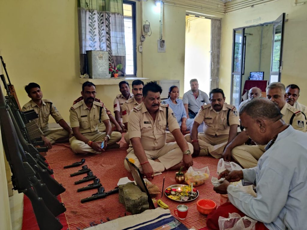 Vijayadashami Collector SP weapon worship