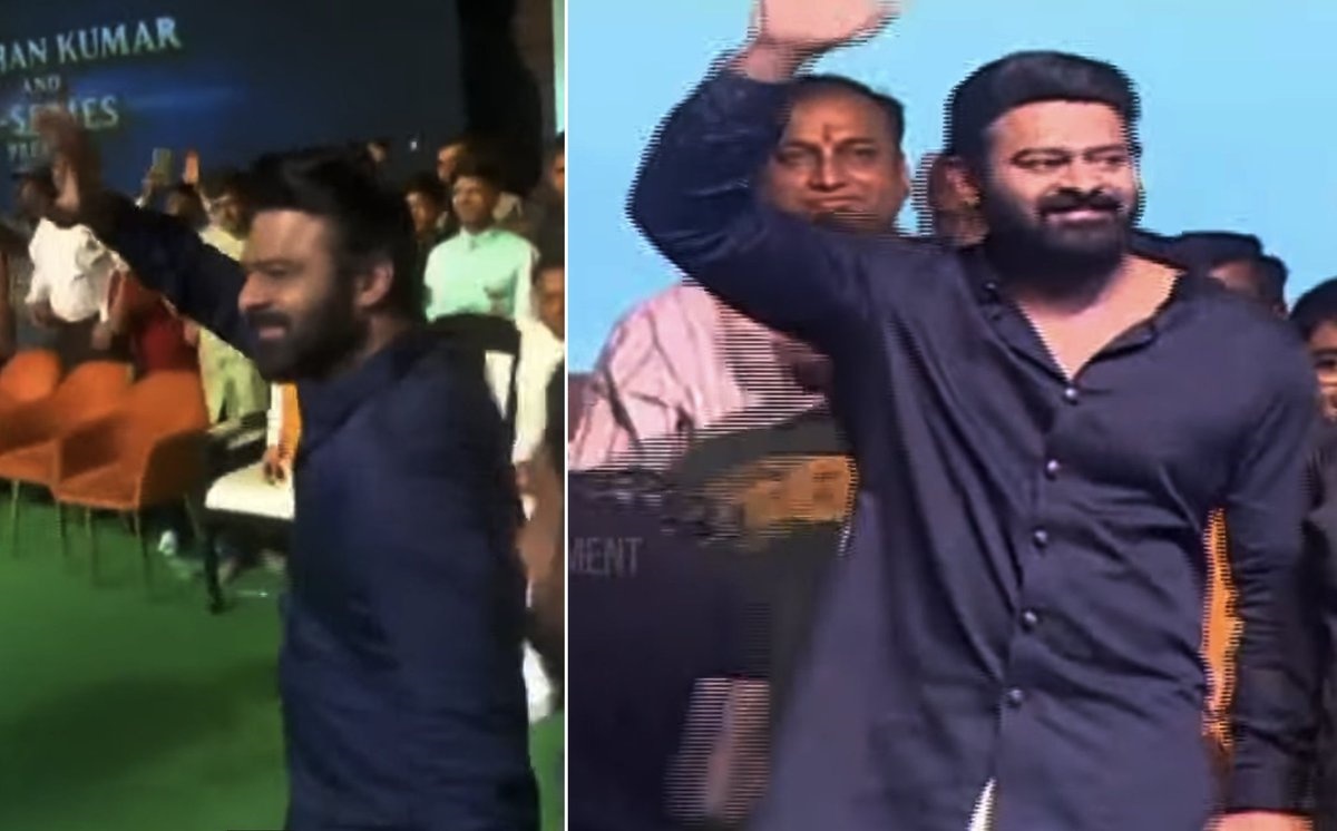 prabhas attended dussehra celebrations