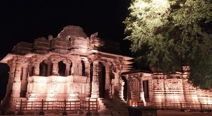 Modhera is the country's first solar village lit by solar energy