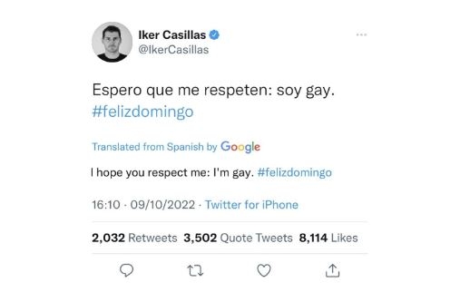 Iker Casillas gay tweet viral