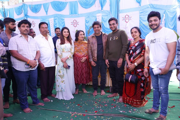 actor shiva rajkumar starrer Ghost movie shooing begins