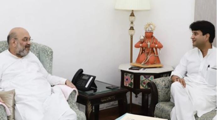 Jyotiraditya Scindia interests behind Amit Shah gwalior visit