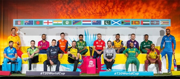 T20 world cup Captains Day 16 captains in one frame