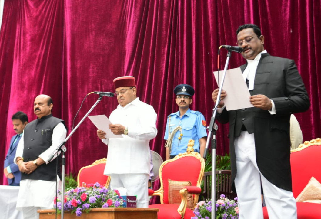 ಪಿಬಿ ವರಾಲೆ ಪ್ರಮಾಣ ಸ್ವೀಕಾರ