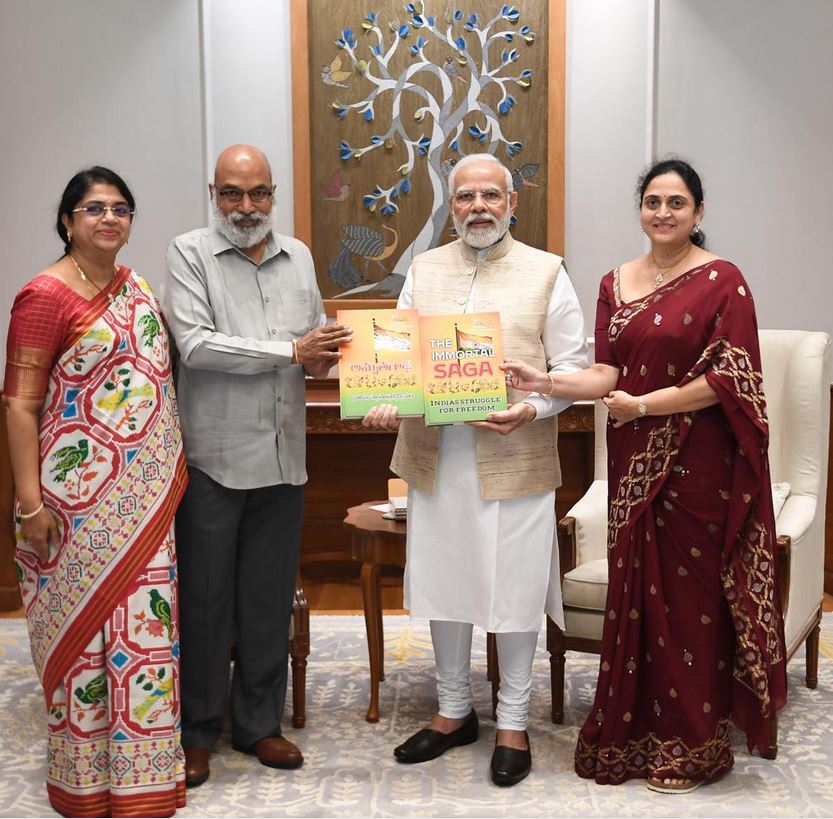 MD of Eenadu Meets PM