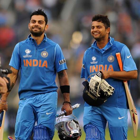 Suresh Raina and Virat Kohli