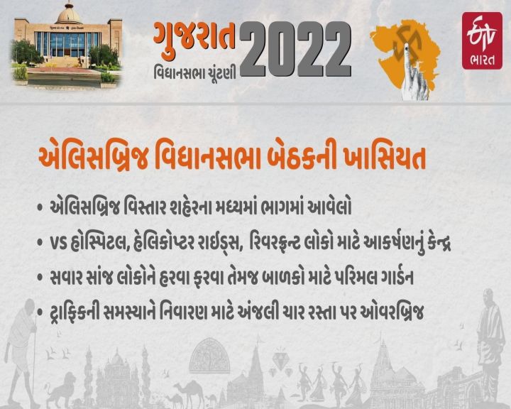 એલિસબ્રિજ બેઠકની ખાસિયત