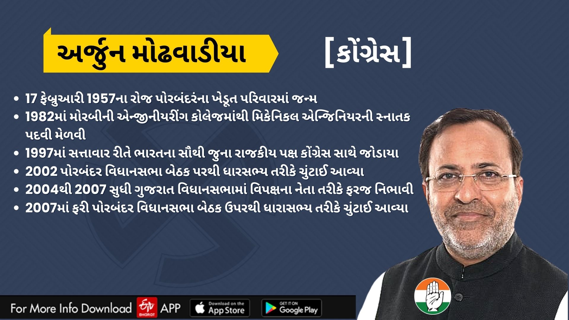 નેતાની નોટબુકમાં અર્જુન મોઢવાડિયાની નોંધ