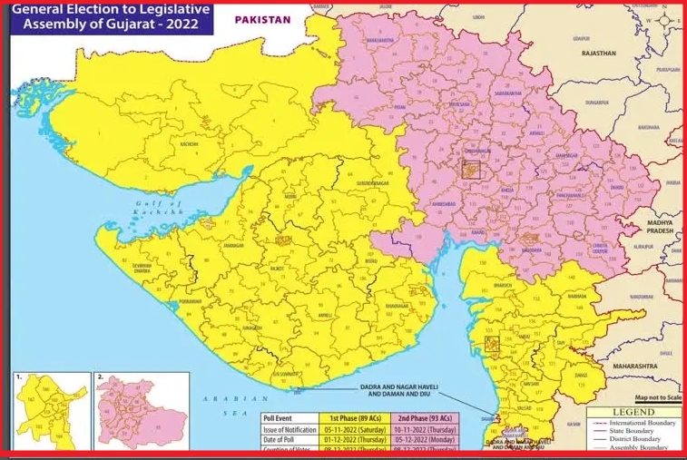 Gujarat assembly election Dates 2022