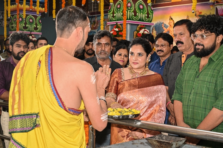 Ramya during the Muhurat of Uttarkanda movie