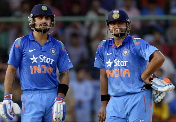 Virat Kohli and Suresh Raina