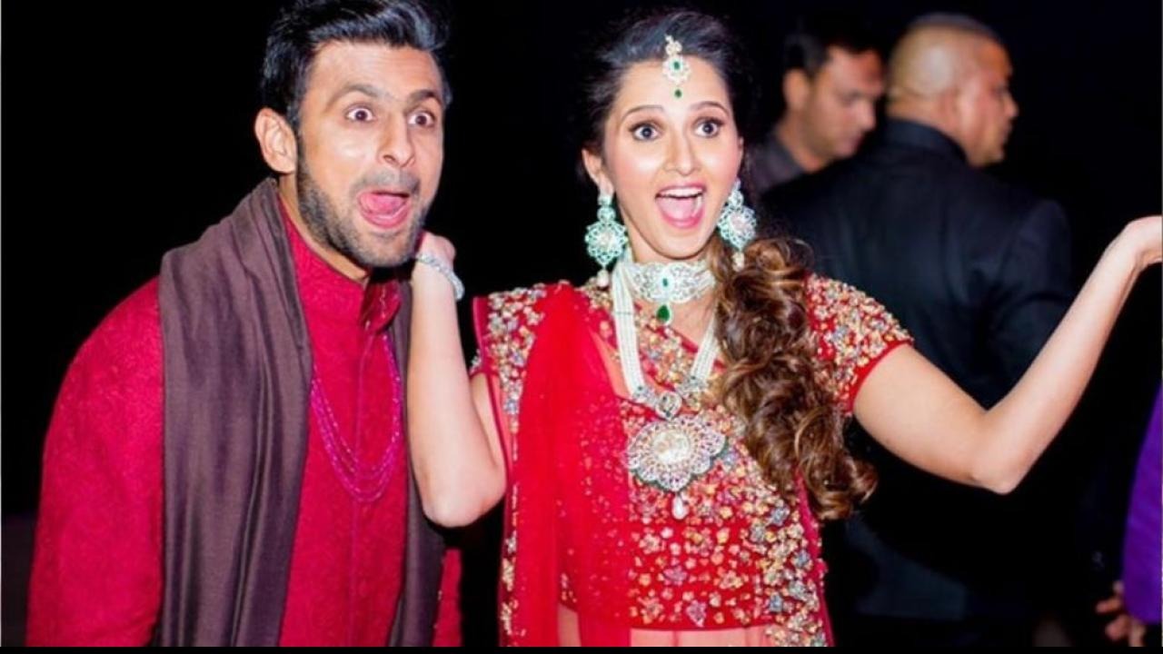 Sania Mirza and Shoaib Malik