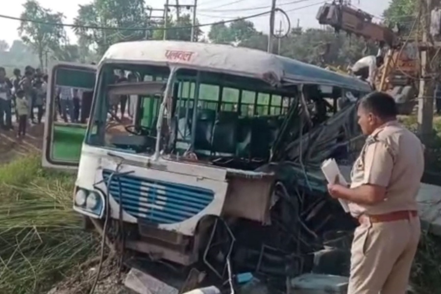 तावडू नगर के शिकारपुर बाईपास पर हादसा