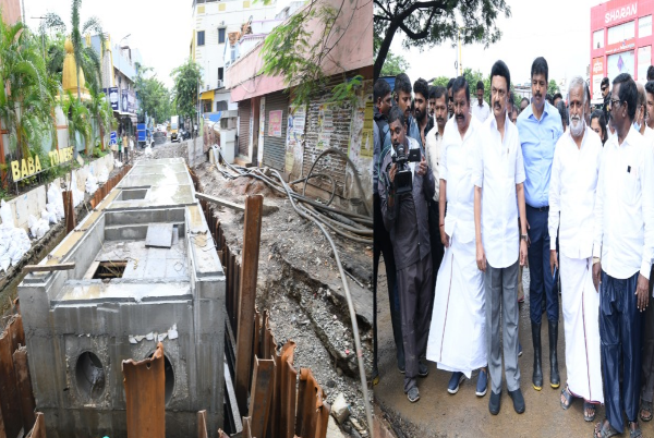 வெள்ள சேதங்களை முதலமைச்சர் ஆய்வு